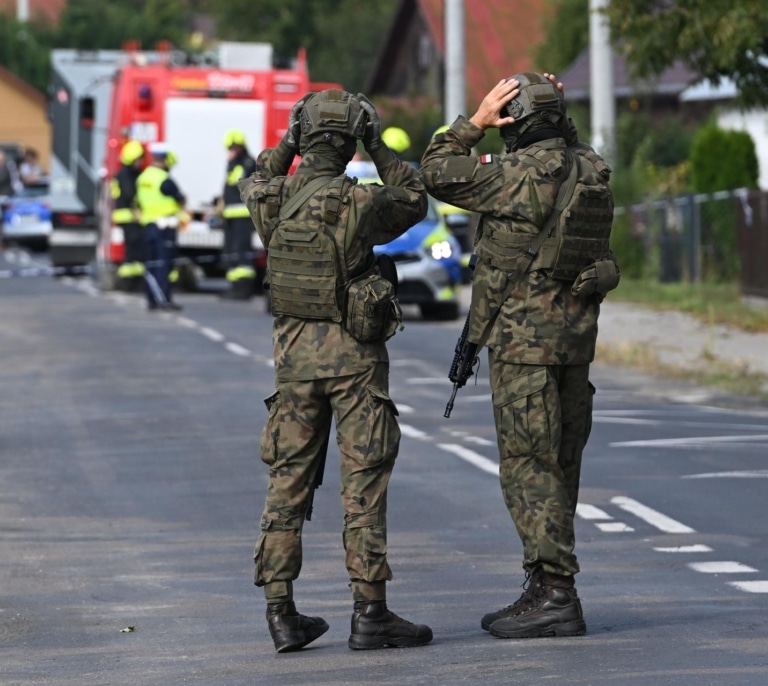 Cazas europeos defendieron a Polonia de un ataque ruso "sin precedentes"