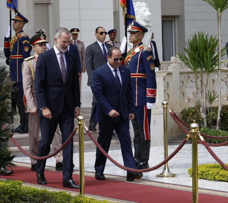 Felipe VI y Letizia en el 'reino' del terror de Abdelfatah al Sisi