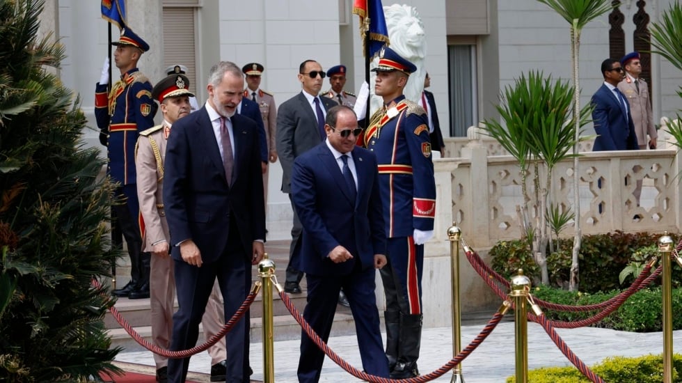 Felipe VI y Letizia en el 'reino' del terror de Abdelfatah al Sisi