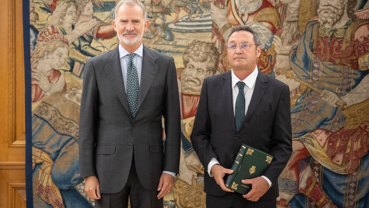 El Rey Felipe V recibe en audiencia al Fiscal General del Estado, Álvaro García Ortiz, en el Palacio de la Zarzuela. a 3 de septiembre de 2025, en Madrid (España)