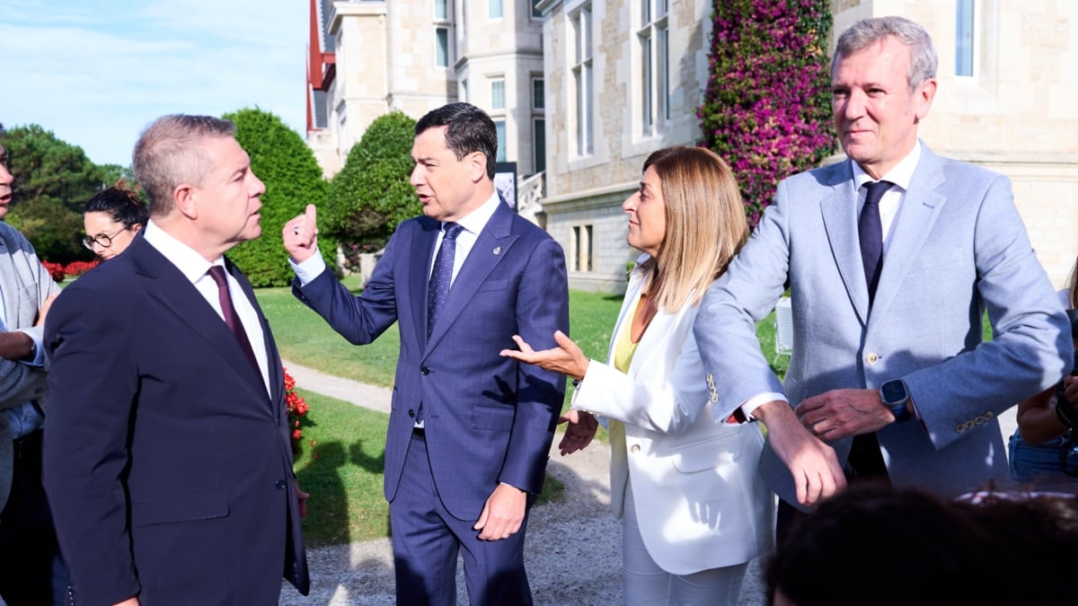 Moreno, Rueda y Page escenifican su unidad en contra de la financiación singular catalana
