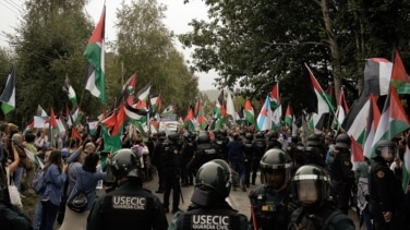 El PSOE justifica el boicot a La Vuelta de los grupos propalestinos "por el clamor popular"