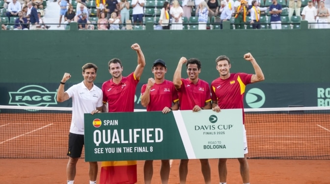 Horario y dónde ver en televisión la final a 8 de la Copa Davis 2025