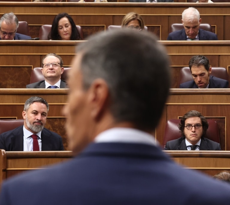 Abascal "no incita a la violencia" al decir que el pueblo querrá "colgar de los pies" a Sánchez, según el Supremo