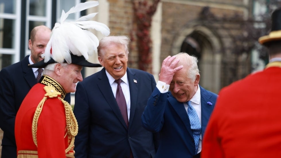Trump, fascinado en Windsor: "¡Guau! Esto es increíble"
