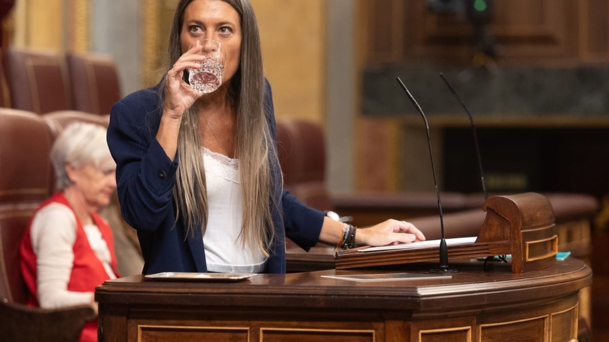 La portavoz de Junts en el Congreso, Miriam Nogueras.