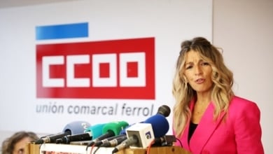 Yolanda Díaz replica a Garamendi con 'Carlitos': "Alcaraz no es la mayoría social de este país"