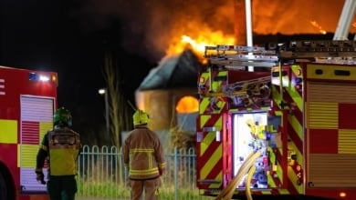 Equipos de emergencia siguen drenando bajos y garajes anegados en cuatro municipios de Zaragoza