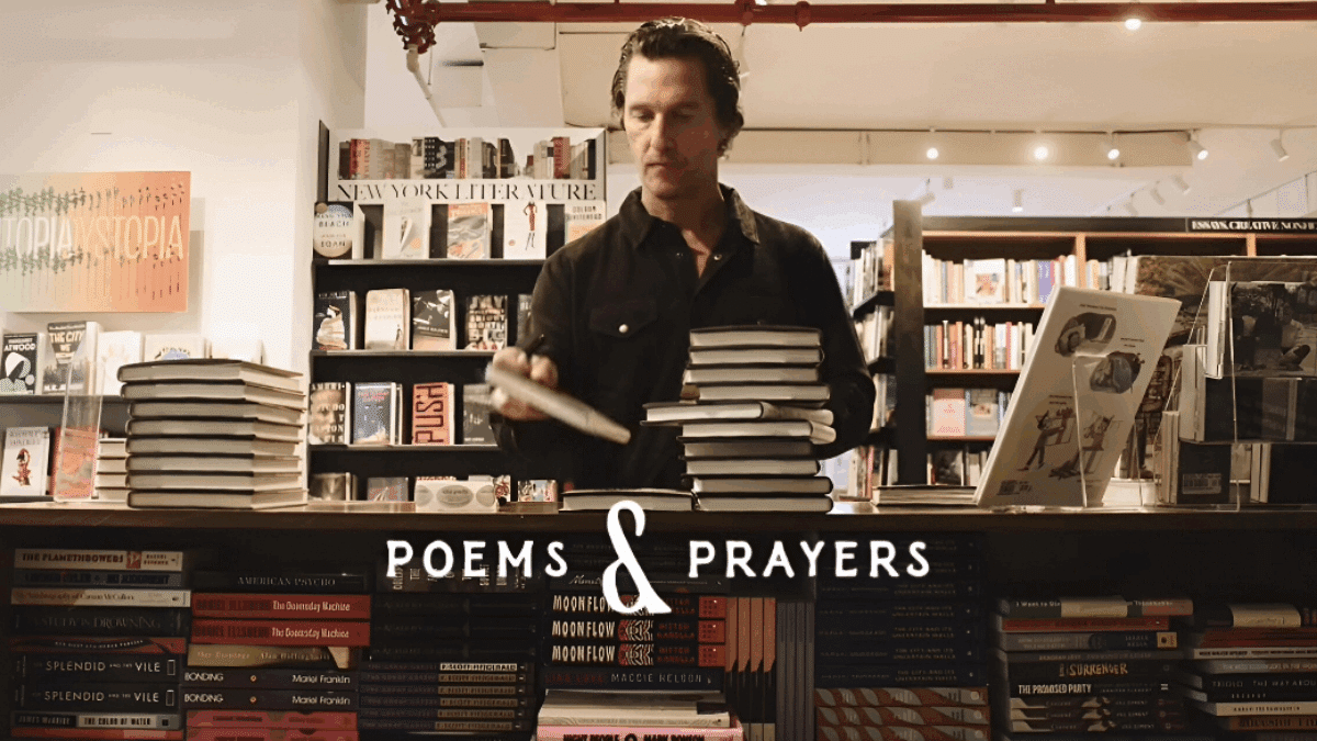 Mathew McConaughey promoción libro