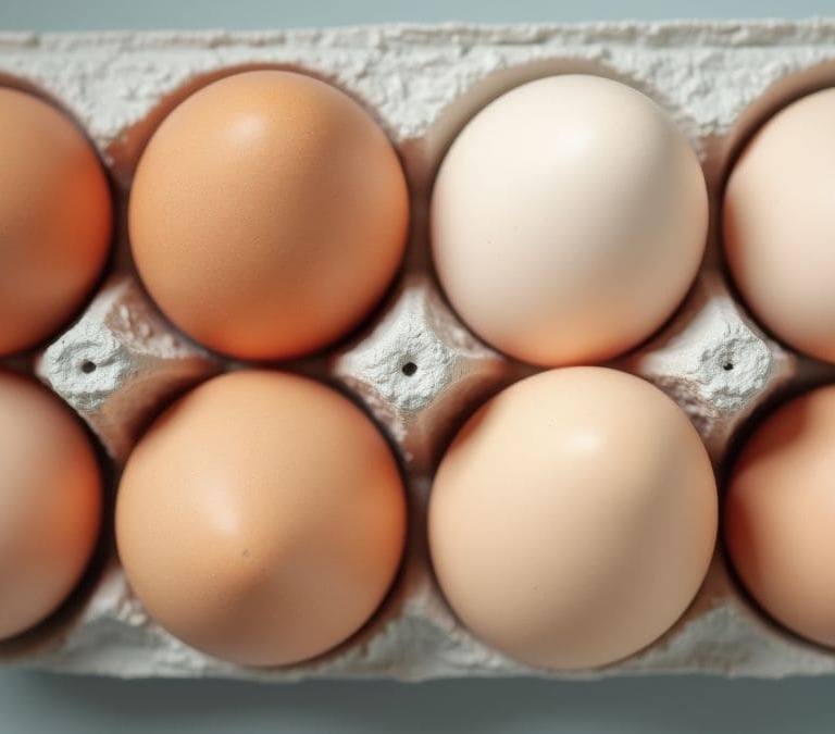 Estas es la diferencia entre los huevos de color blanco y los de color marrón