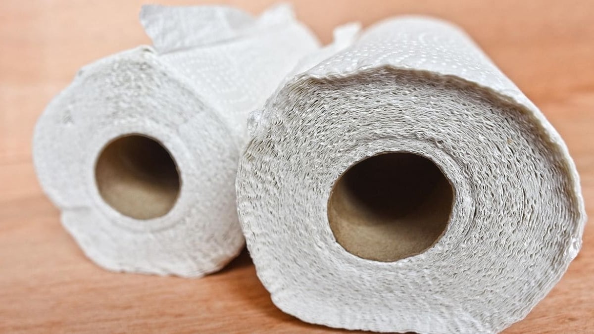 Limpiar papel cocina
