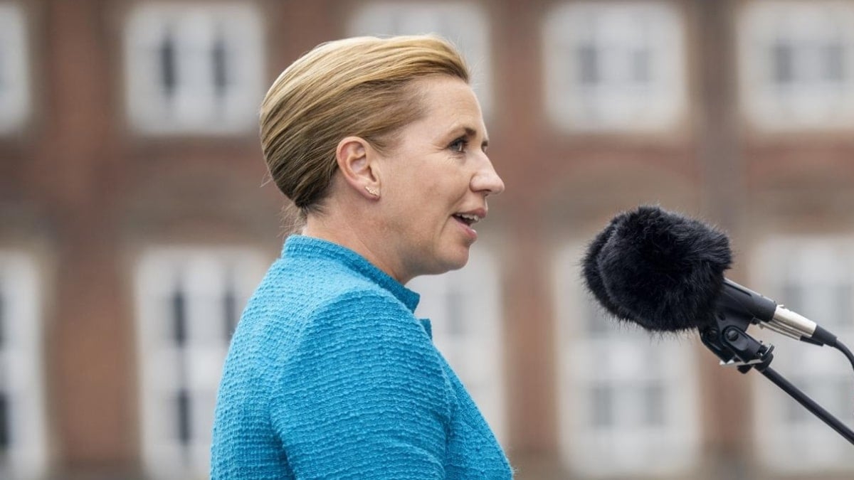 La primera ministra danesa, Mette Frederiksen.