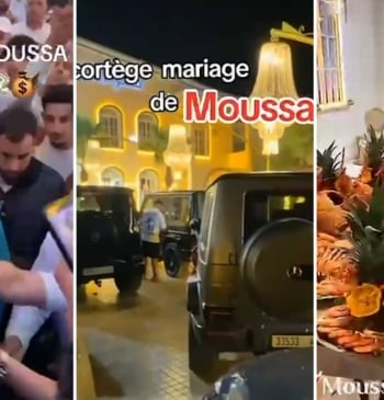 Langostas, lluvia de billetes, kalashnikov y coches de lujo: la espectacular boda [...]