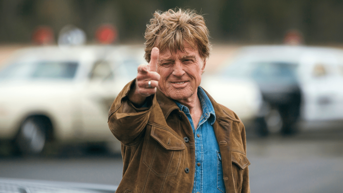 Robert Redford en uno de sus últimos trabajos, la película 'The Old Man & the Gun'