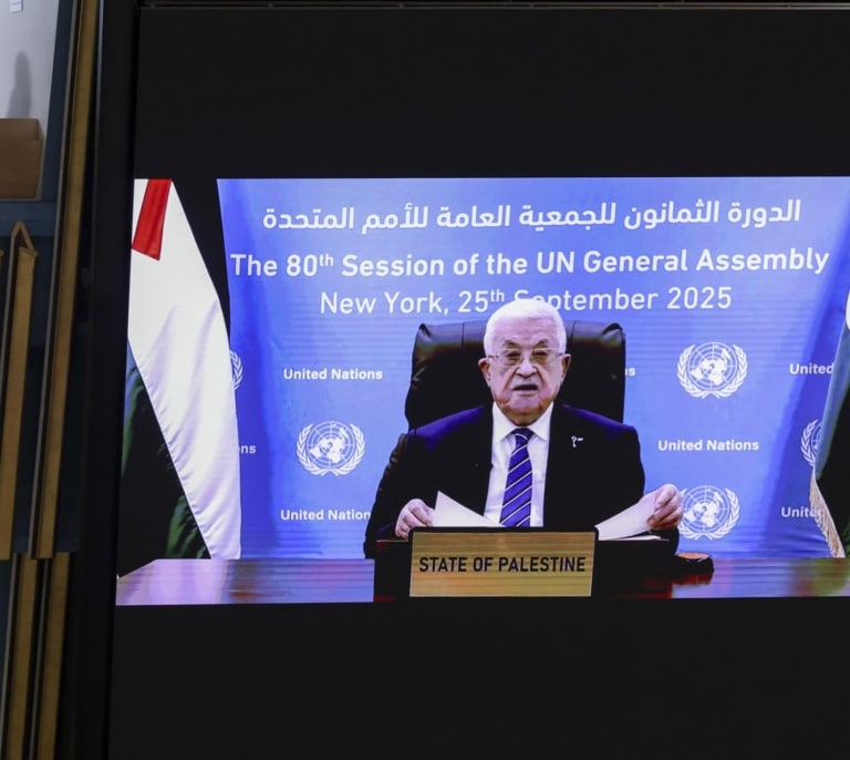 El presidente de Palestina pide en la ONU una "intervención contundente" para frenar la expansión de Israel en Cisjordania