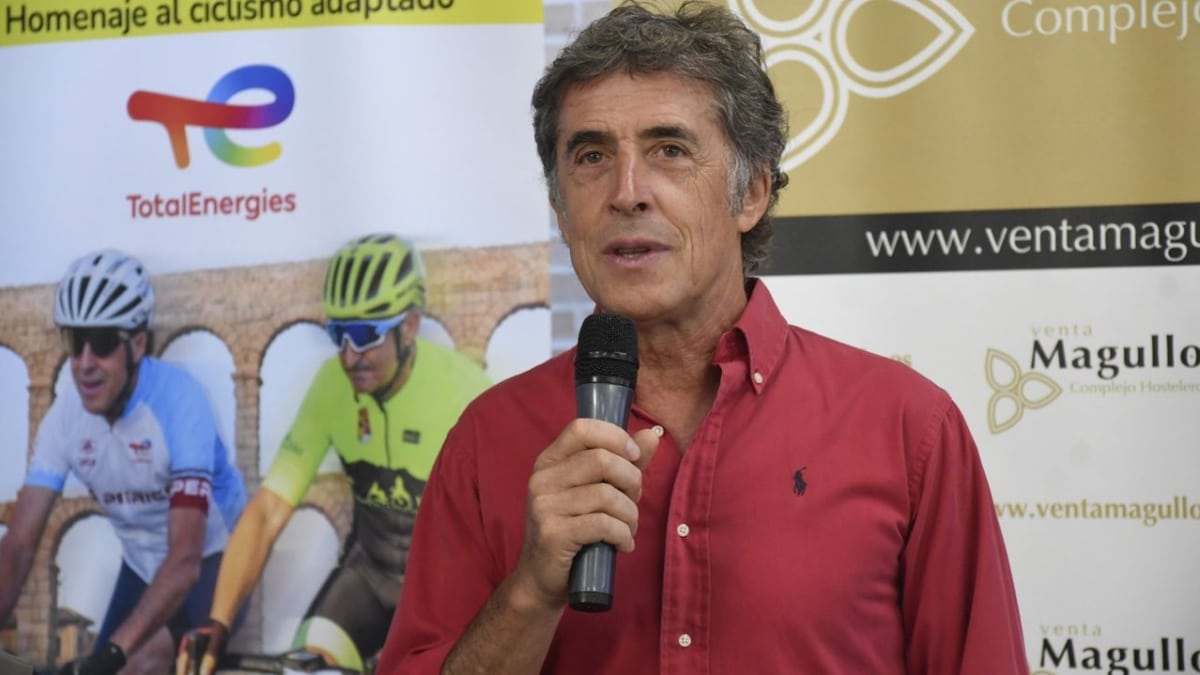 Perico Delgado, comentarista de TVE.