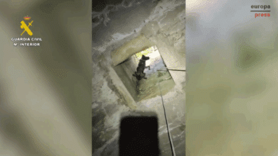 Rescatado un perro que se encontraba en un pozo a ocho metros de profundidad en Teruel