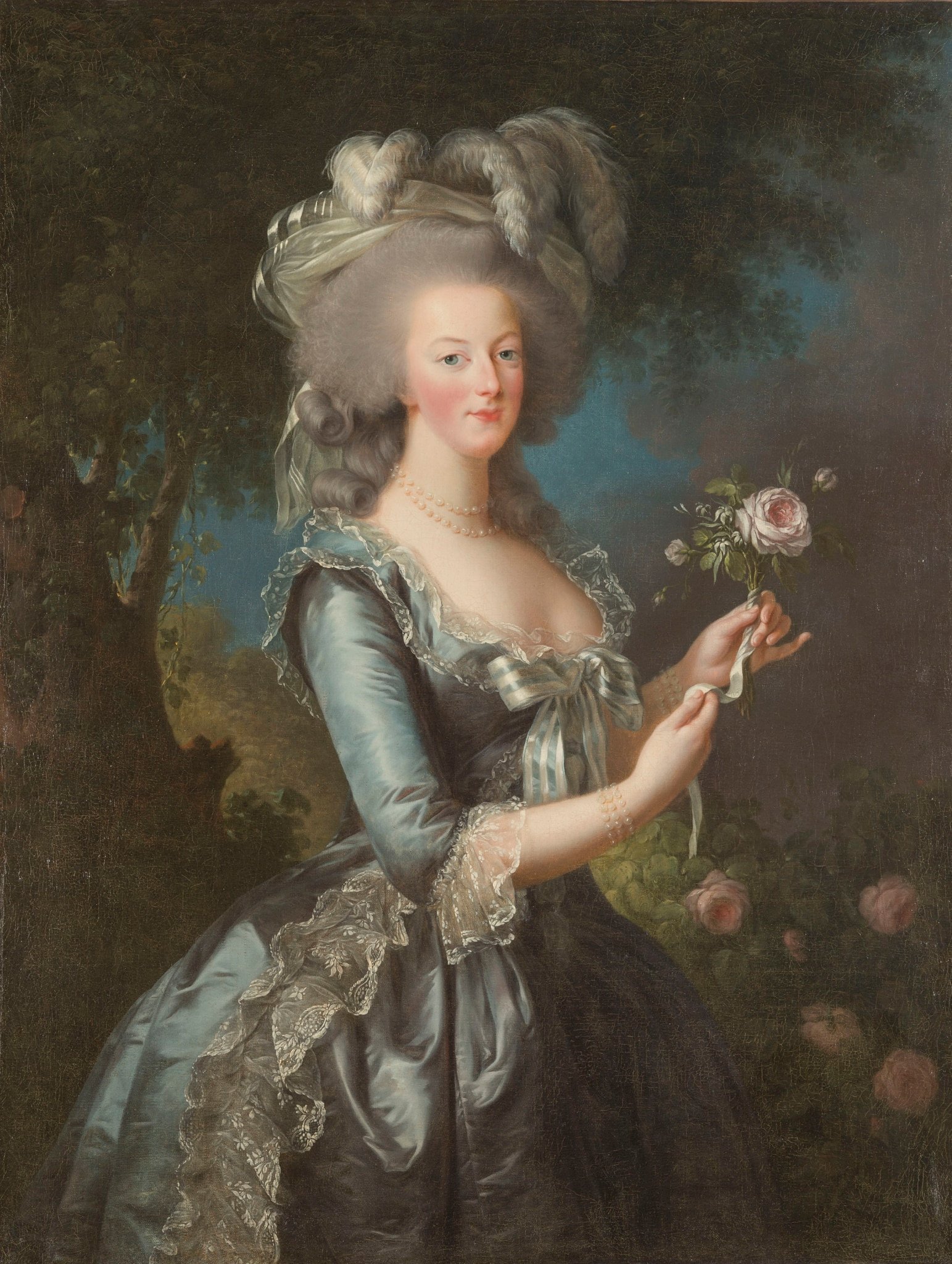 Es la primera vez que el retrato de María Antonieta por Louise-Elisabeth Vigée Le Brun sale de Francia.