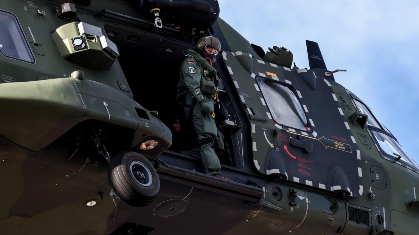 Maniobras del Ejército alemán en Hamburgo