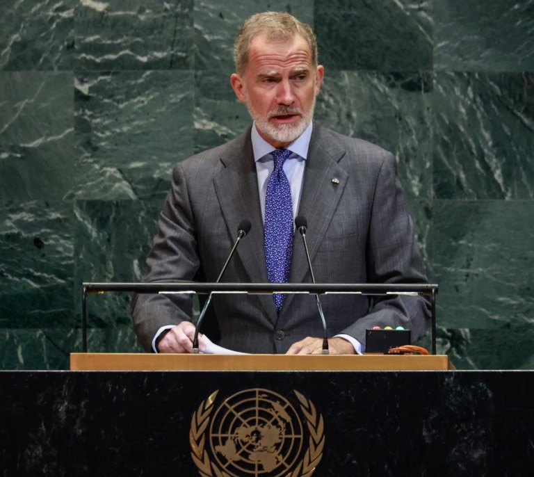 El Rey denuncia con dureza la "masacre" de Israel en Gaza pero elude calificarlo de "genocidio"