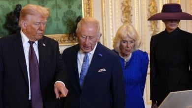 Trump, fascinado en Windsor: "¡Guau! Esto es increíble"