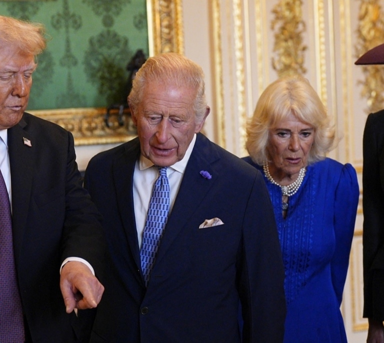 Trump, fascinado en Windsor: "¡Guau! Esto es increíble"