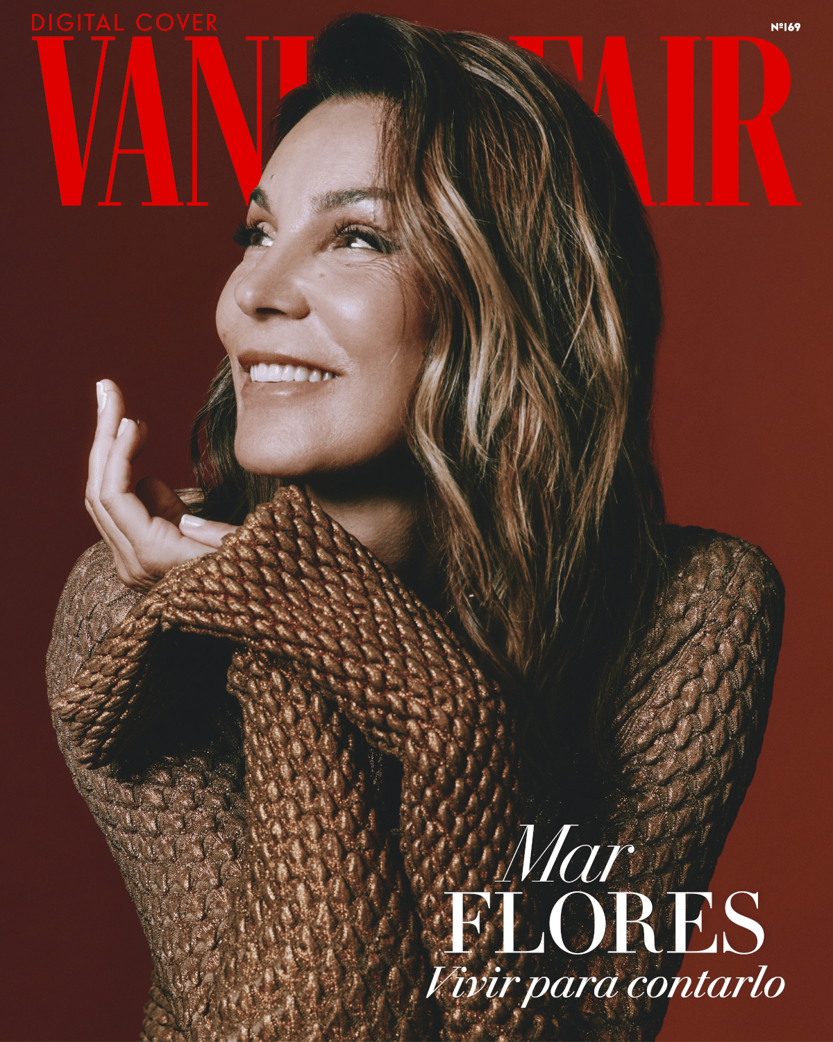 Mar Flores retratada por Flavio Orsolato para la portada digital de Vanity Fair.