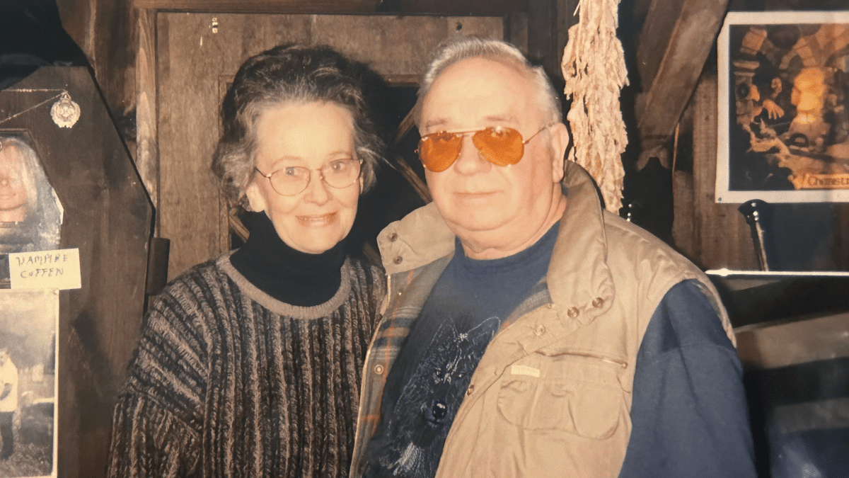 Ed y Lorraine Warren en los años 90.