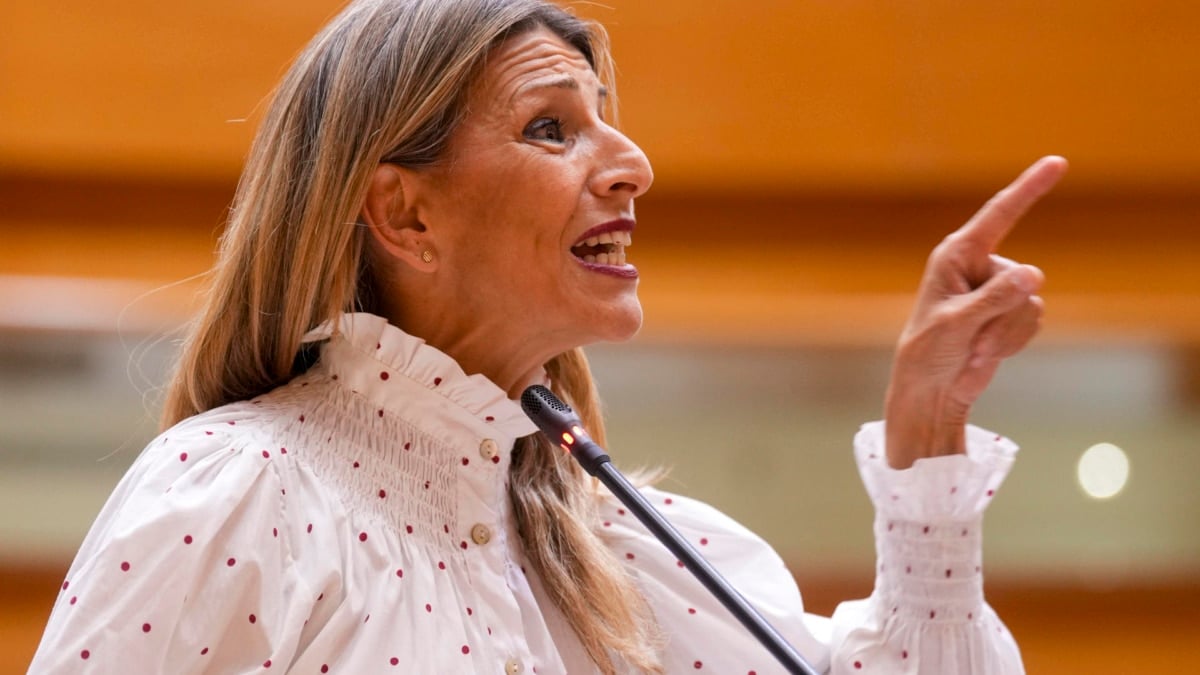 Yolanda Díaz justifica su lapsus por el clima de "choteo" del PP en el Senado