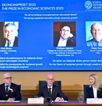 Mokyr, Aghion y Howitt ganan el Premio Nobel de Economía por explicar [...]