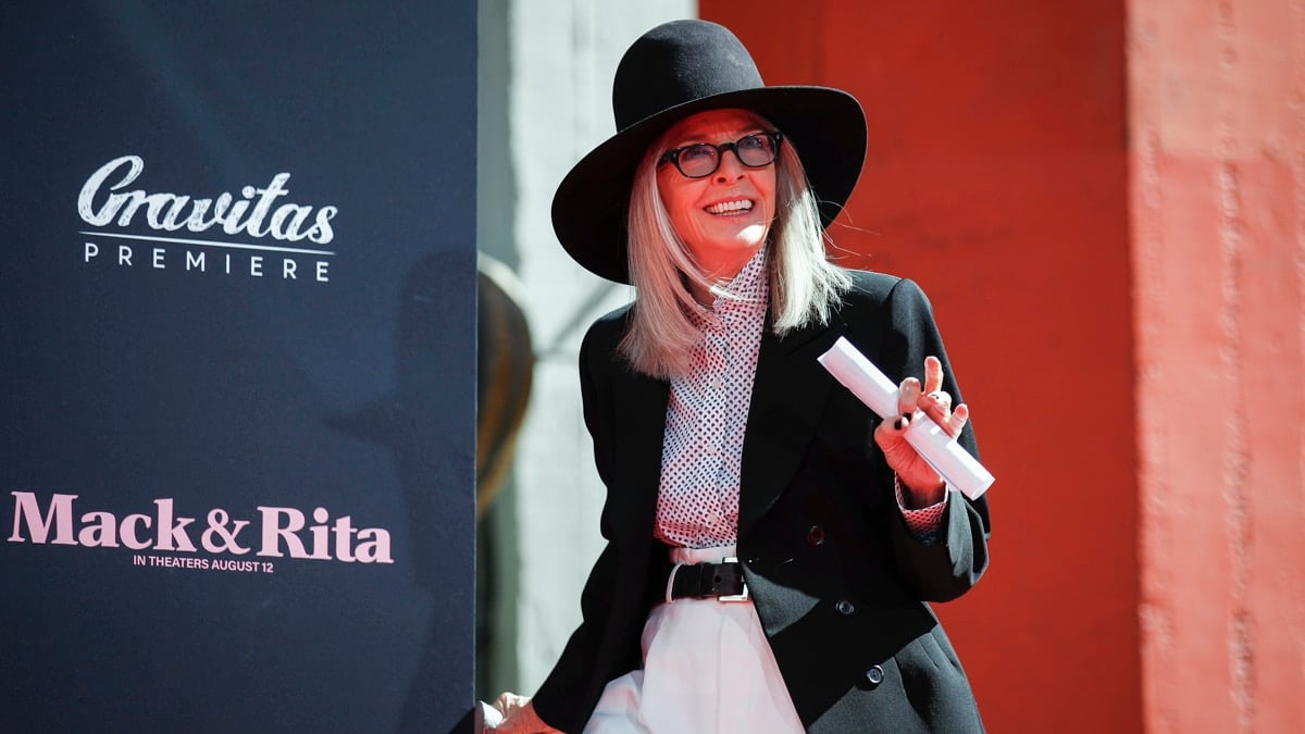 La actriz, Diane Keaton, en 2022