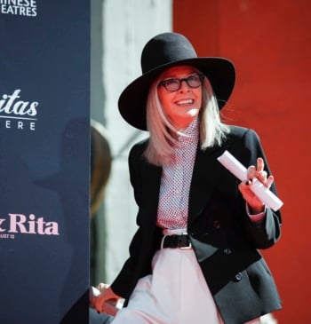 La actriz, Diane Keaton, en 2022