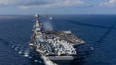 EEUU despliega en el Caribe el portaaviones 'USS Gerald Ford', el más grande del mundo, en medio de la tensión con Venezuela