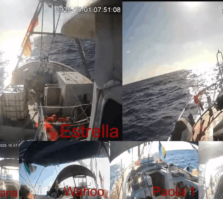 Israel lanza un nuevo aviso a la flotilla, cerca ya de las aguas de Gaza: "España también les ha pedido que no continúen su travesía"