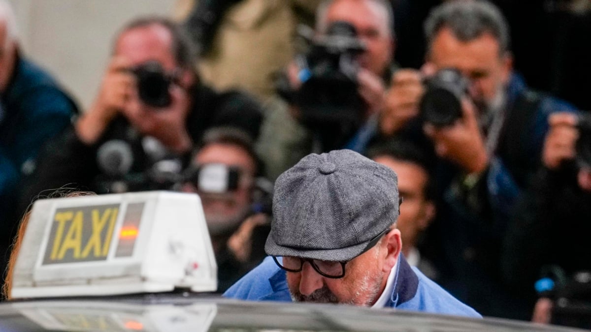 Koldo García saliendo del Tribunal Supremo