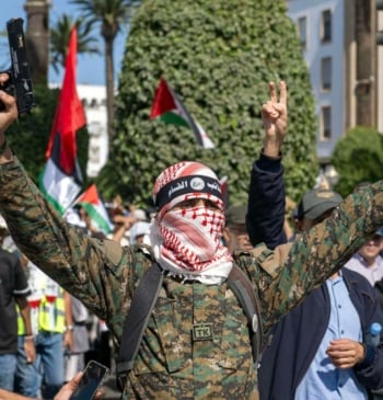 De "Trump el carnicero" a banderas de Israel en llamas: los marroquíes [...]