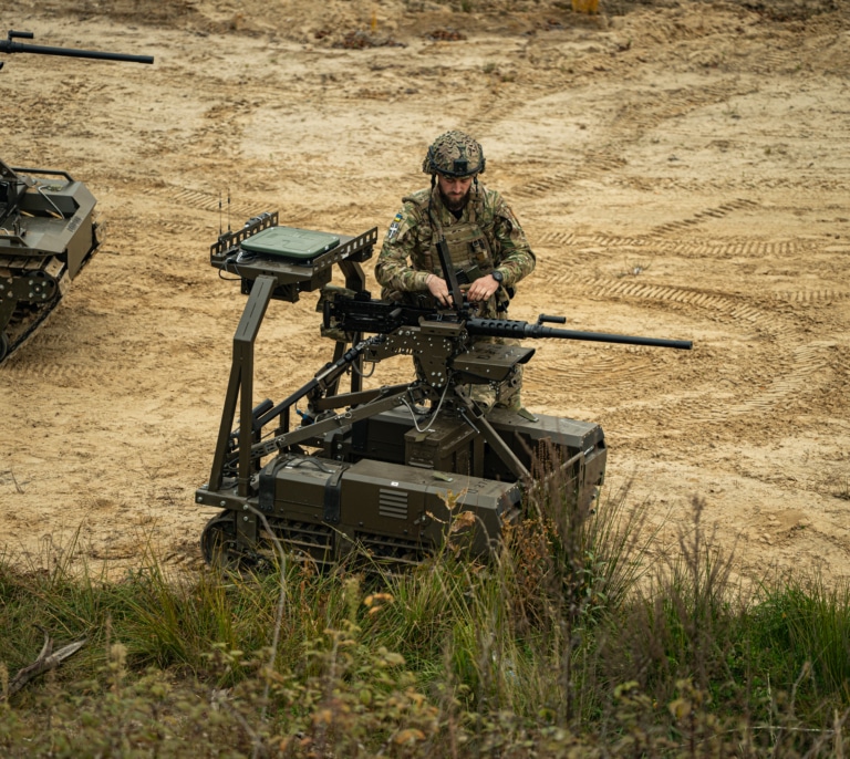 La revolución de los droides terrestres ucranianos en combate