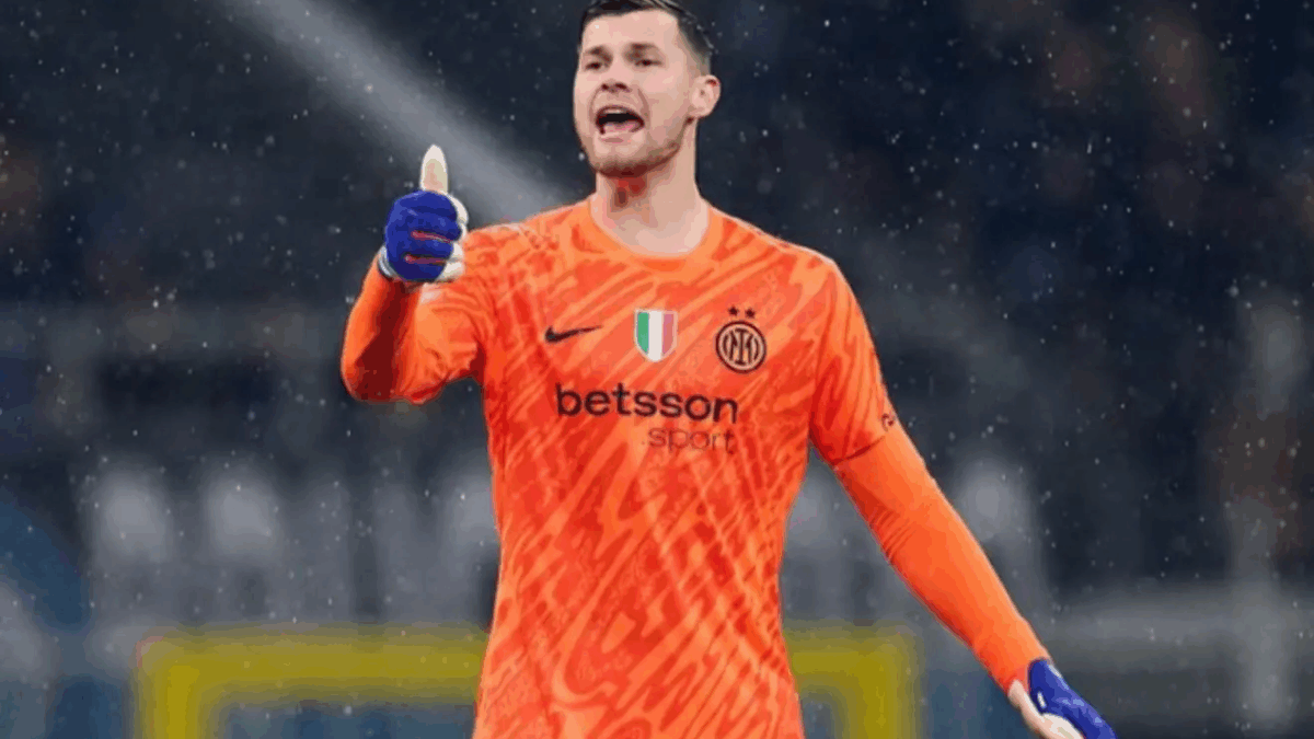 Josep Martinez en un partido con el Inter de Milán