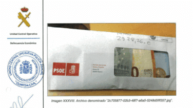 La UCO revela que el PSOE usó sobres con efectivo para abonar pagos a Ábalos y Koldo