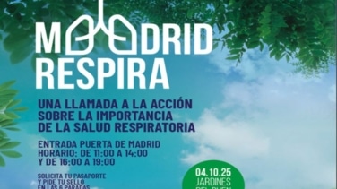 La Fundación Jiménez Díaz participa un año más en Madrid Respira, iniciativa de Neumomadrid y el Ayuntamiento para concienciar sobre la salud respiratoria