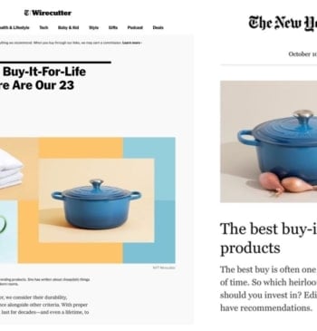‘The New York Times’ destaca la clásica olla de Le Creuset como [...]