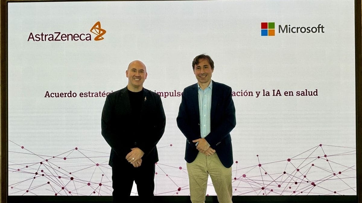 AstraZeneca y Microsoft se alían para impulsar la innovación y la Inteligencia Artificial en salud en España