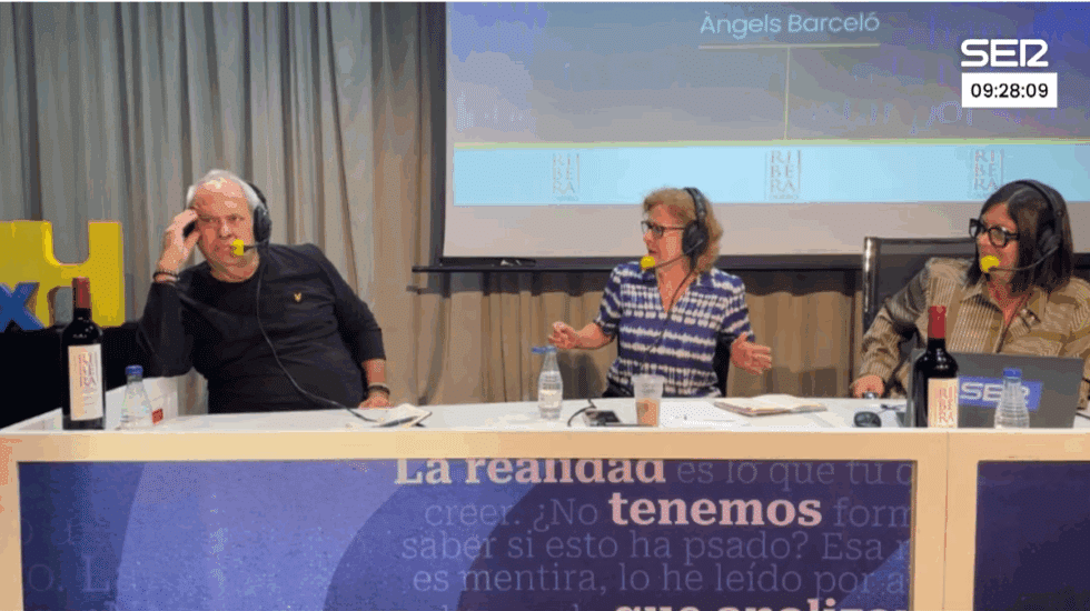 Javier Aroca y el lamentable 'cloqueo' a Berna González Harbour que Ángels Barceló ha consentido en la SER