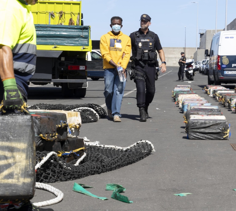 La Policía Nacional incauta 4.000 kilos de cocaína con destino al puerto de Vigo
