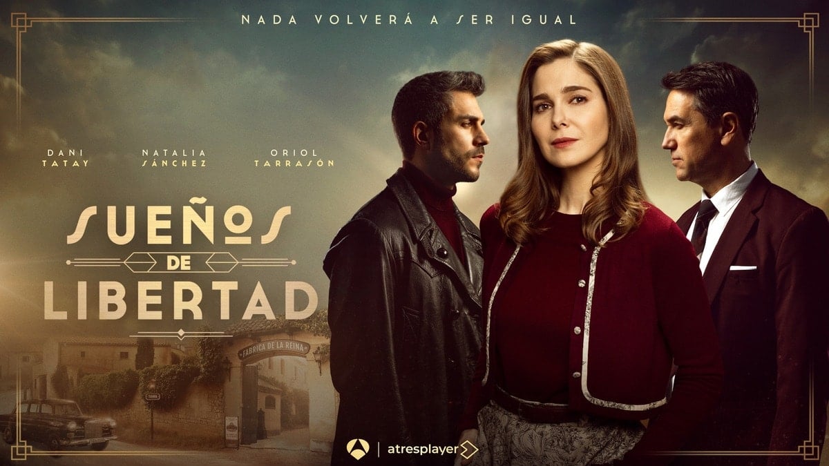 Dani Tatay, Natalia Sánchez y Oriol Tarrasón son Andrés, Begoña y Gabriel en 'Sueños de libertad'