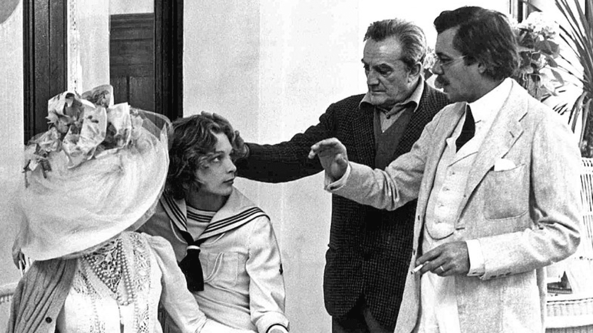 Björn Andrésen en la película Muerte en Venecia