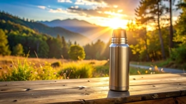 Esta es la forma correcta para desinfectar los termos y las botellas de agua