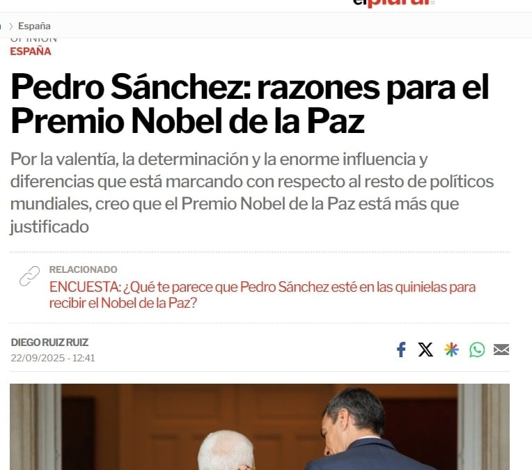 Noticia de El Plural