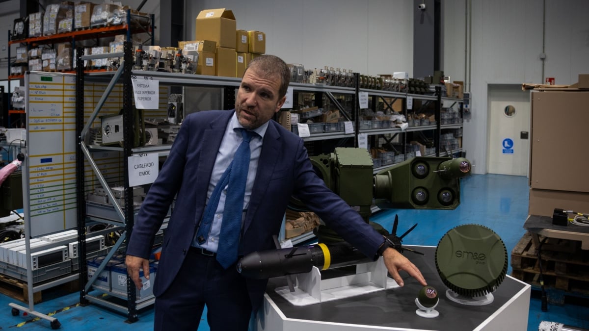 Javier Escribano, presidente de Escribano Mechanical & Engineering (EM&E), en un encuentro con periodistas en la sede del grupo