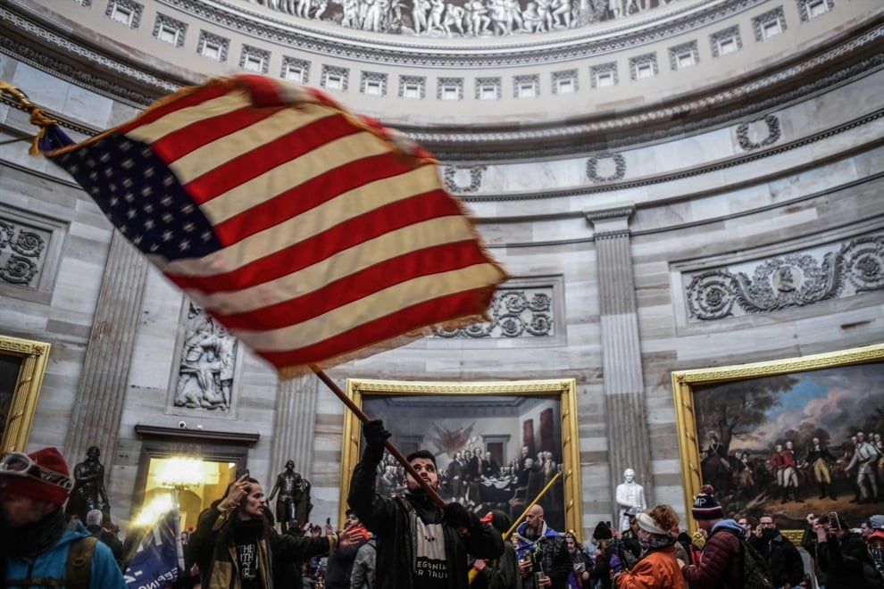 Asalto al capitolio por los MAGA el 6 de enero de 2021.